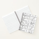 Snoopy en Charlie Brown | Engelse muffin Notitieboek (Binnen)