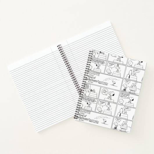 Snoopy en Charlie Brown | Engelse muffin Notitieboek (Binnen)