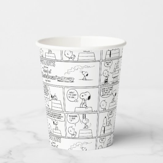 Snoopy en Charlie Brown | Engelse muffin Papieren Bekers (Links)