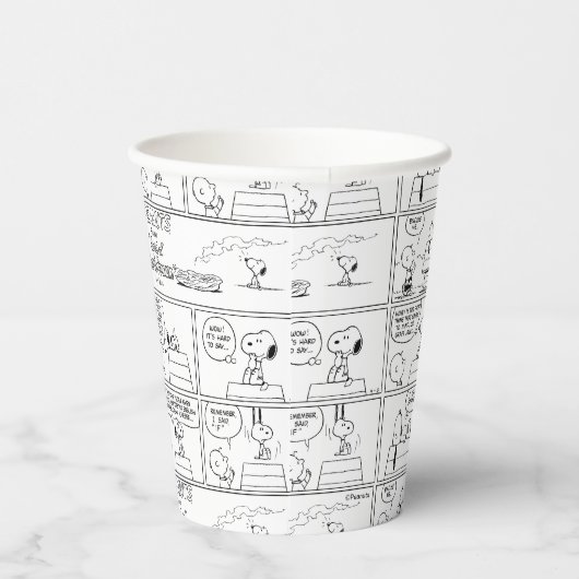 Snoopy en Charlie Brown | Engelse muffin Papieren Bekers (Rechts)