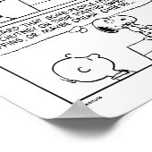 Snoopy en Charlie Brown | Engelse muffin Poster (Hoek)