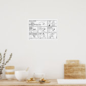 Snoopy en Charlie Brown | Engelse muffin Poster (Keuken)