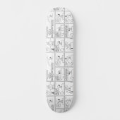 Snoopy en Charlie Brown | Engelse muffin Skateboard (Voorkant)