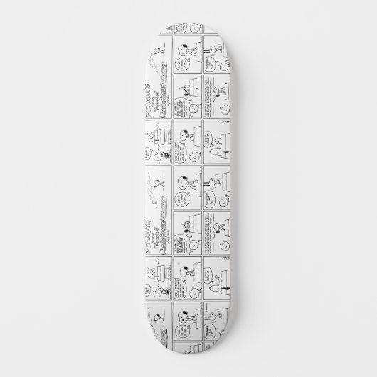 Snoopy en Charlie Brown | Engelse muffin Skateboard (Voorkant)