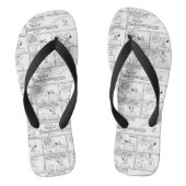 Snoopy en Charlie Brown | Engelse muffin Teenslippers (Voetbed)