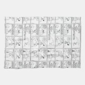 Snoopy en Charlie Brown | Engelse muffin Theedoek (Horizontaal)