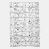 Snoopy en Charlie Brown | Engelse muffin Theedoek (Verticaal)