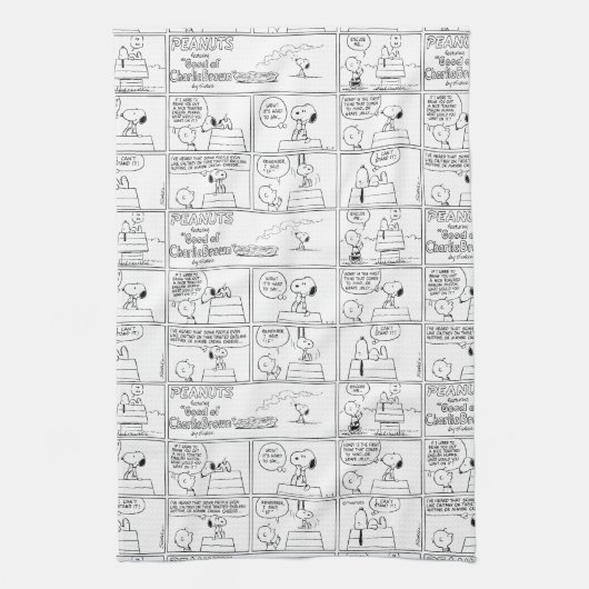 Snoopy en Charlie Brown | Engelse muffin Theedoek (Verticaal)