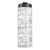 Snoopy en Charlie Brown | Engelse muffin Thermosbeker (Voorkant)