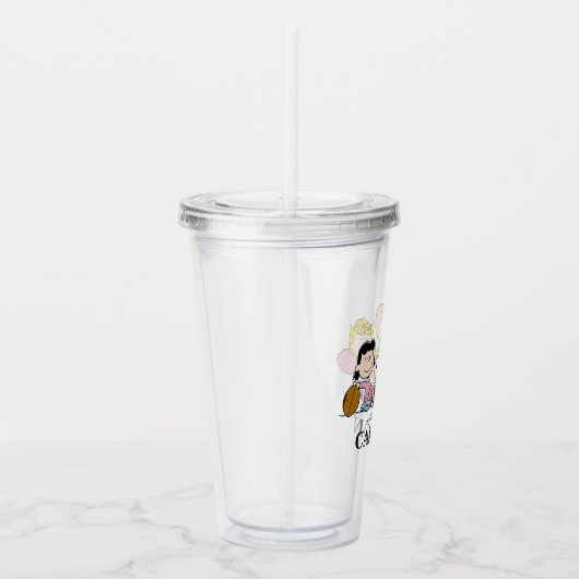 Snoopy en het Football Gang Play Acryl Drinkbeker (Rechts)