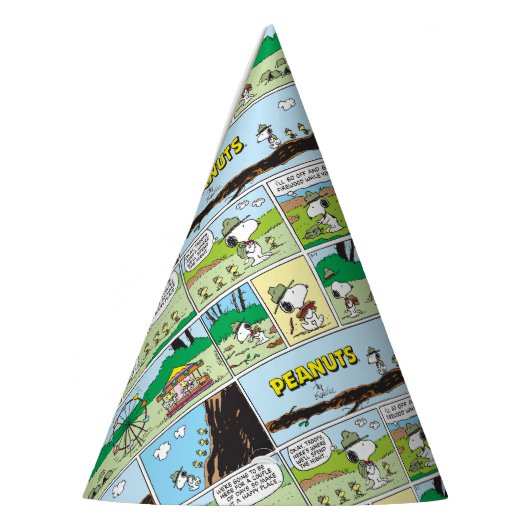 Snoopy en vrienden | Ga kamperen Feesthoedjes (Links)