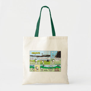 Snoopy en vrienden   Ga kamperen Tote Bag