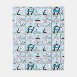 Snoopy en vrienden   Ga wandelen Fleece Deken