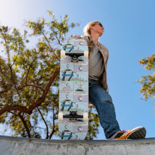 Snoopy en vrienden Ga wandelen Skateboard