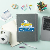 Snoopy en Woodstocks wegtrip door Californië Sticker (iPad Cover)