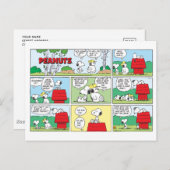 Snoopy en zijn broers Andy en Olaf Briefkaart (Voorkant / Achterkant)