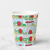 Snoopy en zijn broers Andy en Olaf Papieren Bekers (Achterkant)