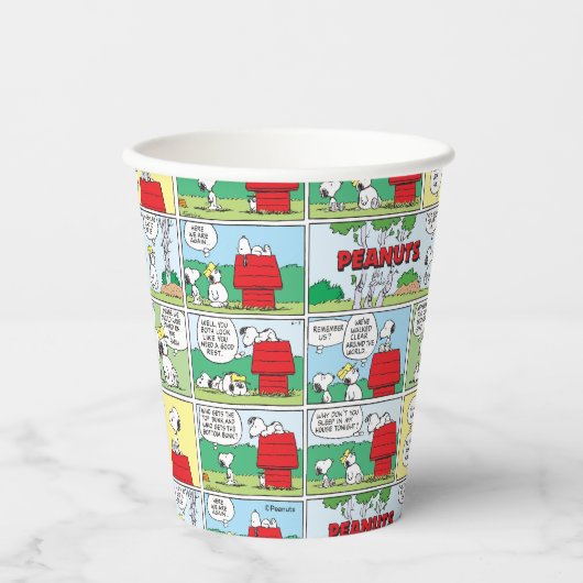 Snoopy en zijn broers Andy en Olaf Papieren Bekers (Voorkant)
