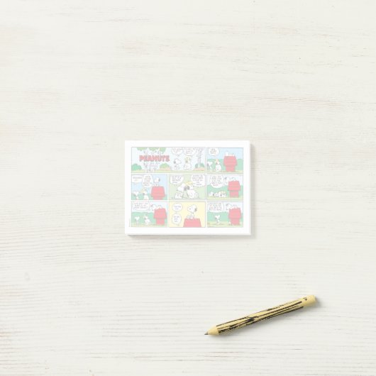 Snoopy en zijn broers Andy en Olaf Post-it® Notes (Op bureau)