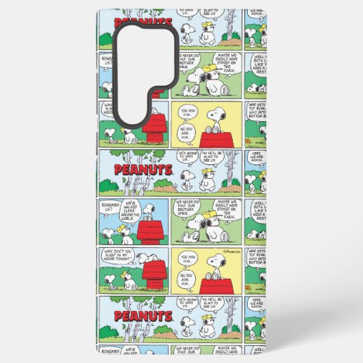 Snoopy en zijn broers Andy en Olaf Samsung Galaxy Hoesje (Achterkant)