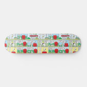 Snoopy en zijn broers Andy en Olaf Skateboard (Horizontaal)