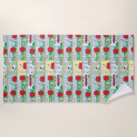 Snoopy en zijn broers Andy en Olaf Strandlaken (Voorkant)