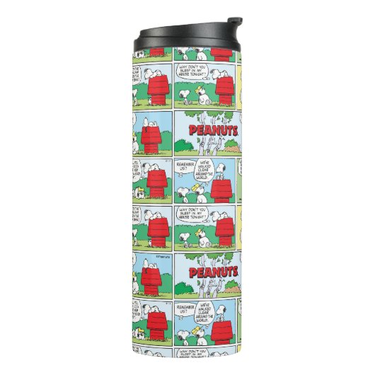 Snoopy en zijn broers Andy en Olaf Thermosbeker (Gedraaid links)