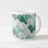 Snoopy Great Outdoor Pattern Extra Grote Beker (Voorkant rechts)