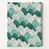 Snoopy Great Outdoor Pattern Notitieboek (Achterkant)