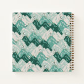 Snoopy Great Outdoor Pattern Notitieboek (Achterkant)