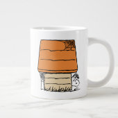 Snoopy Halloween Spin Web Doghouse Extra Grote Beker (Rechts)