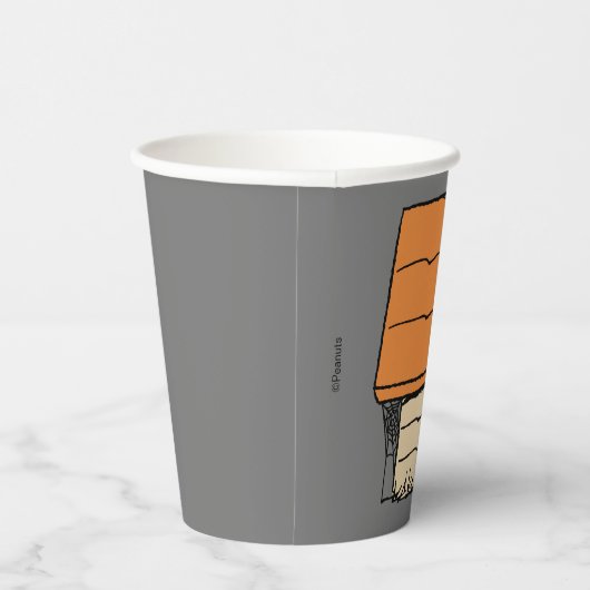 Snoopy Halloween Spin Web Doghouse Papieren Bekers (Rechts)