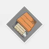 Snoopy Halloween Spin Web Doghouse Servet (Hoek)