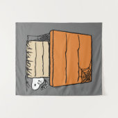 Snoopy Halloween Spin Web Doghouse Wandkleed (Voorkant (horizontaal))