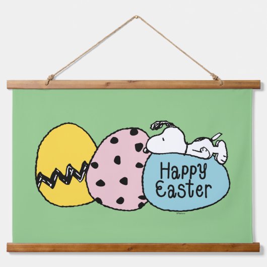 Snoopy - Happy Easter Hangend Wandkleed (Voorkant)