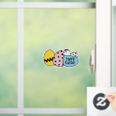 Snoopy - Happy Easter Raamsticker (Huis)