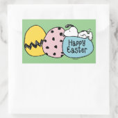 Snoopy - Happy Easter Rechthoekige Sticker (Tas)