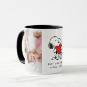 Snoopy Heart | Beste mam ooit - Foto Mok (Voorkant links)