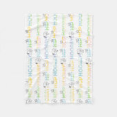 Snoopy Hip Hop Hooray Easter Fleece Deken (Voorkant)