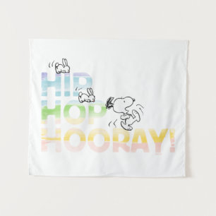Snoopy Hip Hop Hooray Easter Wandkleed