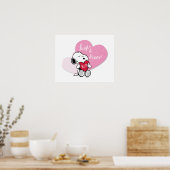 Snoopy Hugs & Kisses Poster (Keuken)
