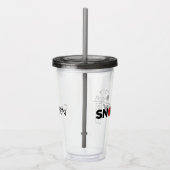 Snoopy Japanse Typografie Grafisch Acryl Drinkbeker (Rechts)