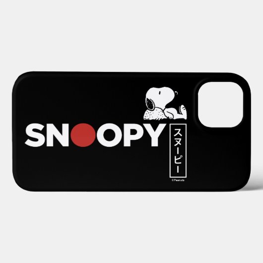 Snoopy Japanse Typografie Grafisch Case-Mate iPhone Case (Achterkant (horizontaal))