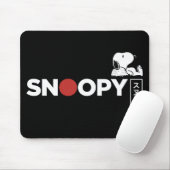Snoopy Japanse Typografie Grafisch Muismat (Met muis)