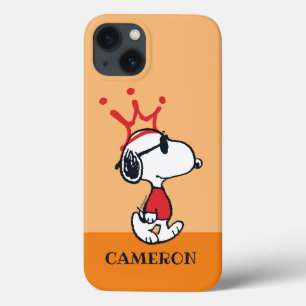 Snoopy - Joe Cool Crown iPhone 13 Hoesje