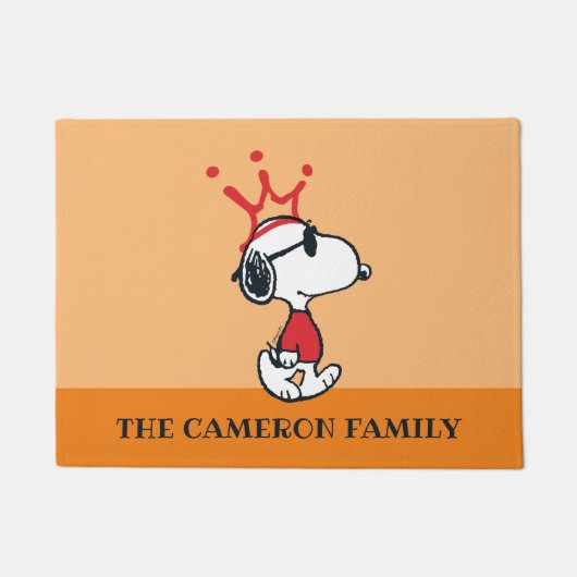 Snoopy - Joe Cool Crown Deurmat (Voorkant)