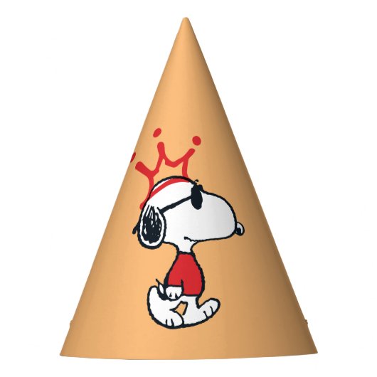Snoopy - Joe Cool Crown Feesthoedjes (Voorkant)