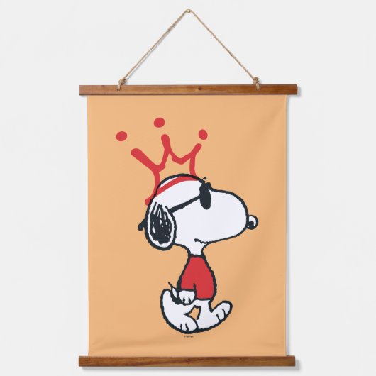 Snoopy - Joe Cool Crown Hangend Wandkleed (Voorkant)