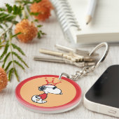 Snoopy - Joe Cool Crown Sleutelhanger (Voorkant Rechts)