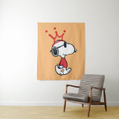Snoopy - Joe Cool Crown Wandkleed (In situ)